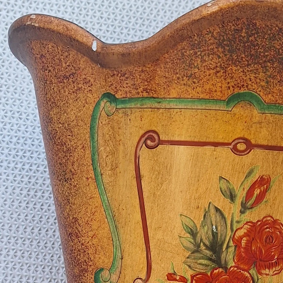 Large Georgian Style Vase 11" T Floral Motif - Picture 5 of 8